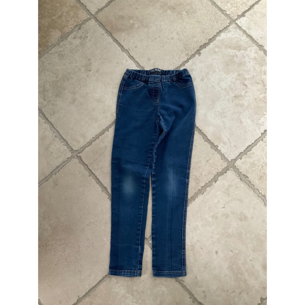Mini Boden Denim Girls size 10 Pull On Skinny Jeans Jeggings Blue Elastic Waist